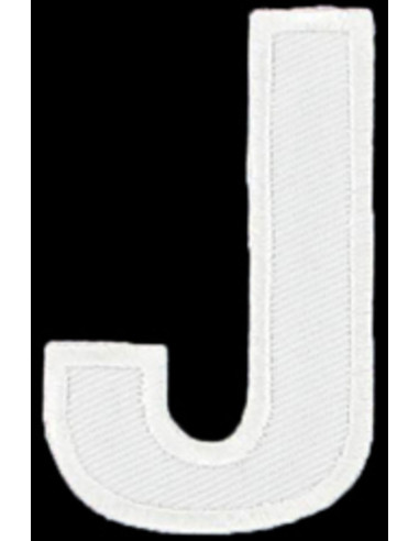 Parche termoadhesivo letra J