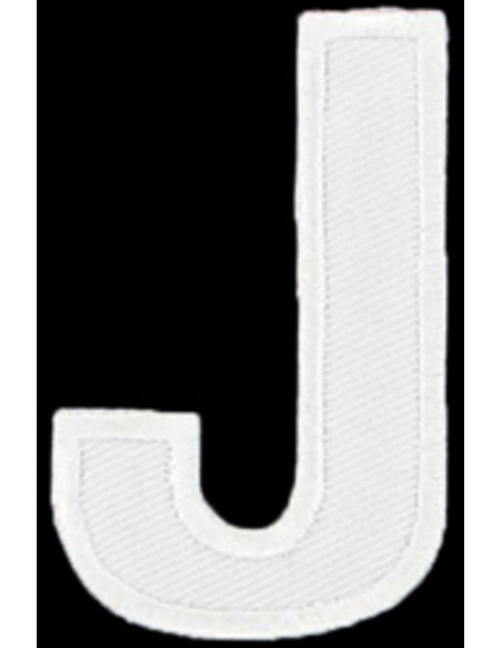 Parche termoadhesivo letra J