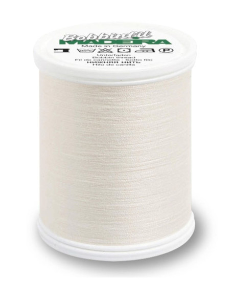 Hilo de bobina Bobbinfil algodón sin blanquear 1000 m
