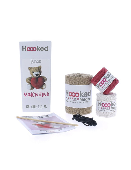Kit de crochet - Valentino el osito