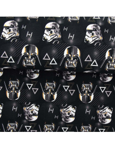 Tela de jersey Star Wars - Stormtrooper y Darth Vader