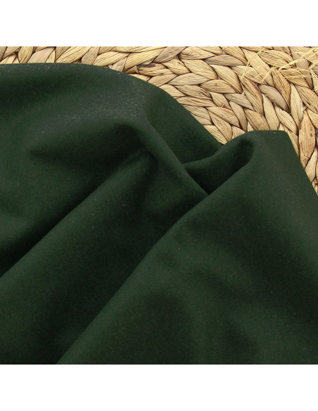 Tela de paño de lana para abrigo - Verde musgo