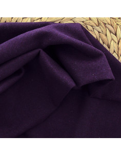 Tela de paño de lana para abrigo - Violeta