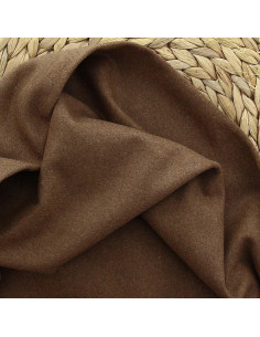 Tela de paño de lana para abrigo - Camel oscuro