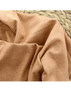 Tela de paño de lana para abrigo - Beige