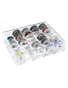 Caja de almacenamiento de bobinas Gütermann 25