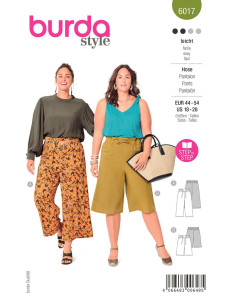 Patrón de pantalón - Burda 6017