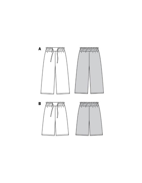 Patrón de pantalón - Burda 6017