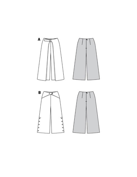 Patrón de pantalón - Burda 6032