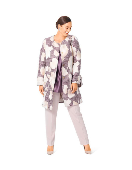 Patrón de chaqueta y abrigo - Burda 6034
