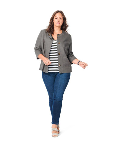 Patrón de chaqueta y abrigo - Burda 6034