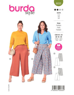 Patrón de pantalón - Burda 6035