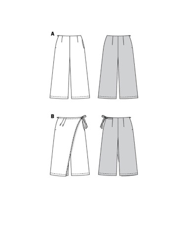 Patrón de pantalón - Burda 6035