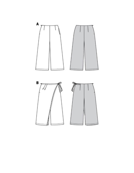 Patrón de pantalón - Burda 6035