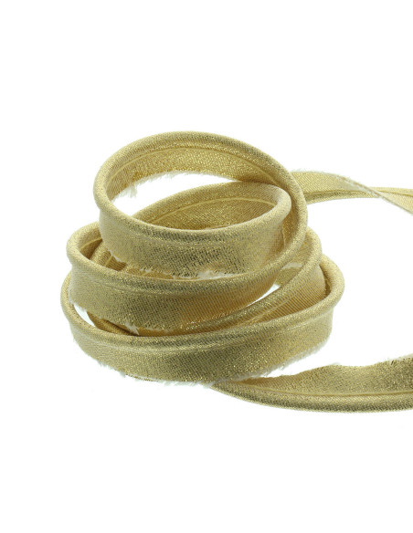 Piping de tapicería lurex - Dorado