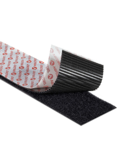 VELCRO® Brand Cinta autoadherente adhesiva fijación extrema 50mm x 5M negro