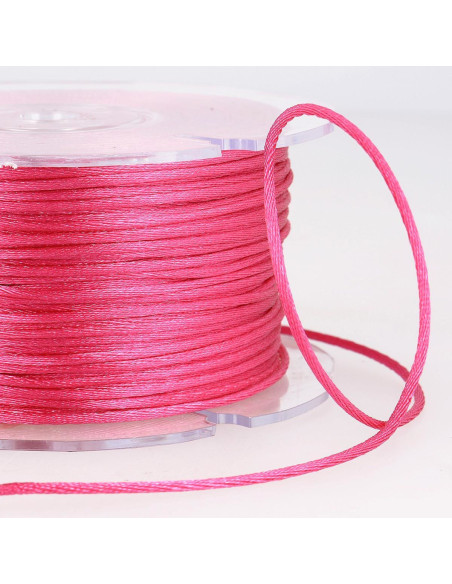 Cordón cola de rata - Rosa fluorescente