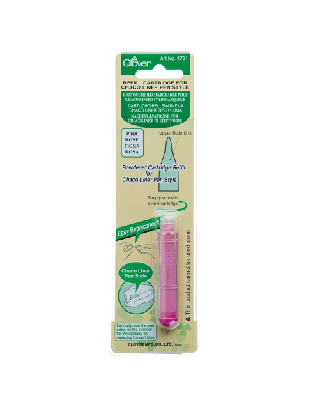 Cartucho recargable para bolígrafo marcador de tiza Chaco Liner Pen Clover - Rosa