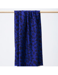 Tejido sarga viscosa - Urban Leo azul cobalto