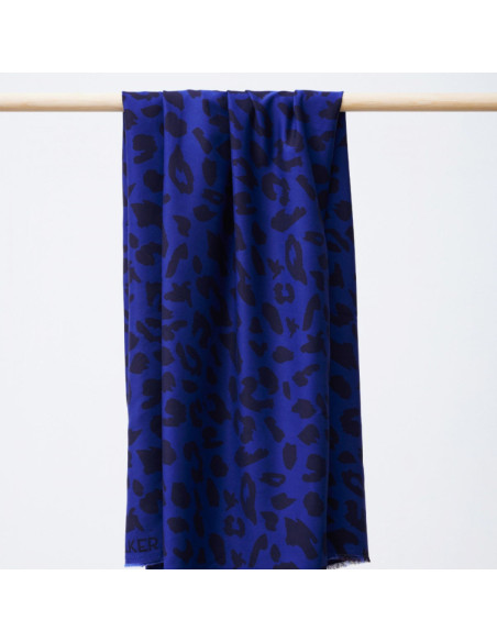 Tejido sarga viscosa - Urban Leo azul cobalto