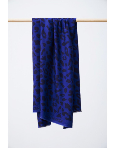 Tejido sarga viscosa - Urban Leo azul cobalto