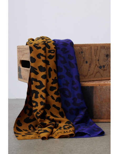 Tejido sarga viscosa - Urban Leo azul cobalto