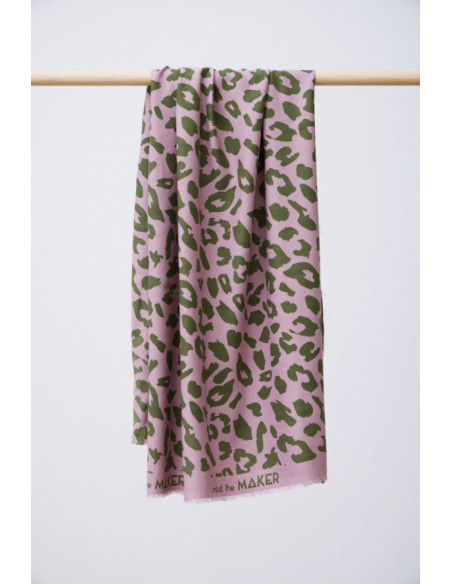 Tejido sarga viscosa - Urban Leo lila