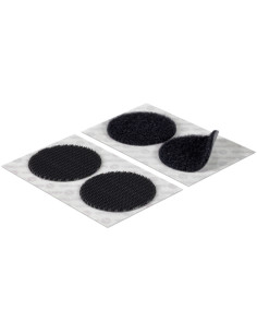 VELCRO® Marca Pastillas autoadherentes adhesivas fijación extrema 45mm x 6 Negro 2