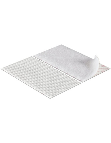 VELCRO® Brand Tiras autoadherentes adhesivas fijación extrema 50mm x 100mm x 2 Blanco