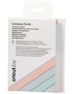 Juego de 8 tarjetas adhesivas con sobres R20 Pastel Cricut
