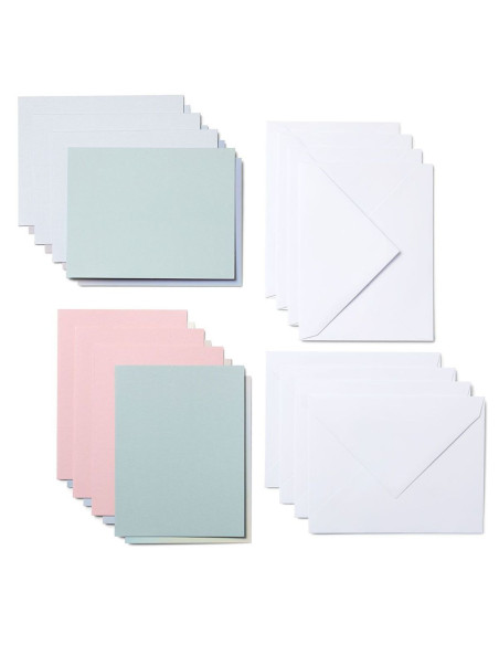 Juego de 8 tarjetas adhesivas con sobres R20 Pastel Cricut