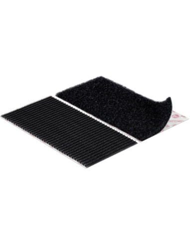 VELCRO® Brand Tiras autoadherentes adhesivas fijación extrema 50mm x 100mm x 2 Negro