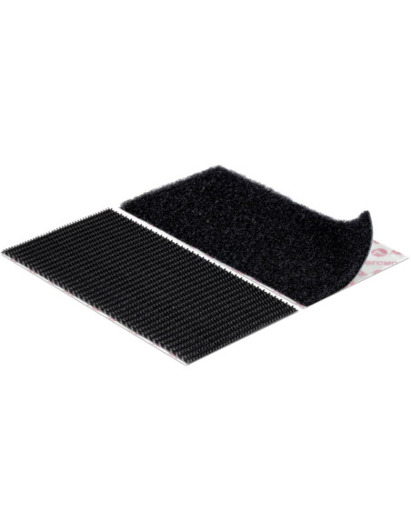 VELCRO® Brand Tiras autoadherentes adhesivas fijación extrema 50mm x 100mm x 2 Negro