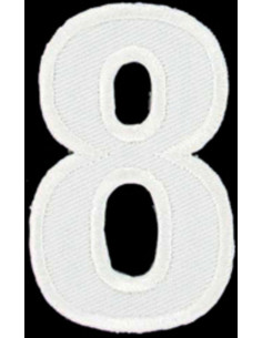 Parche termoadhesivo número 8