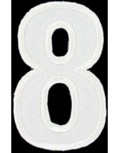 Parche termoadhesivo número 8