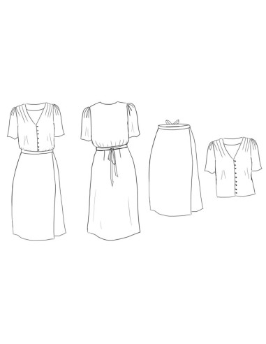 Patrón de vestido Penélope - Maison Fauve