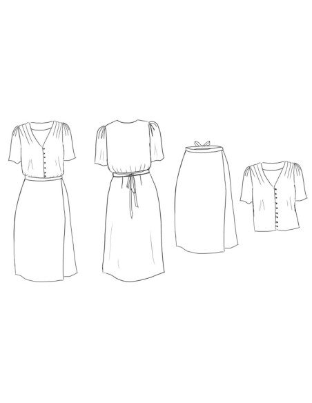 Patrón de vestido Penélope - Maison Fauve