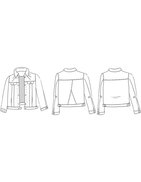 Patrón de chaqueta Pilar - Maison Fauve