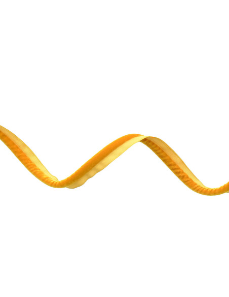Cordón de tapicería de terciopelo - Amarillo