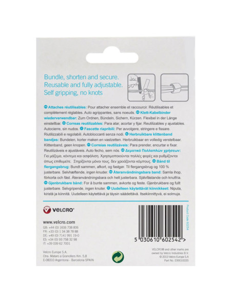 VELCRO® ONE-WRAP® Correas de sujeción 30mm x 5M negro
