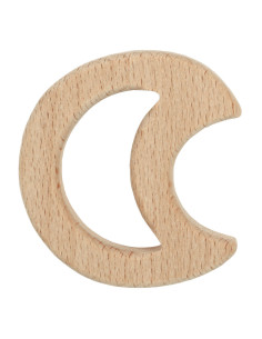 Anillo de dentición de madera - Luna