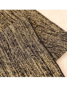 Puños y cintura de ribete - Negro y dorado