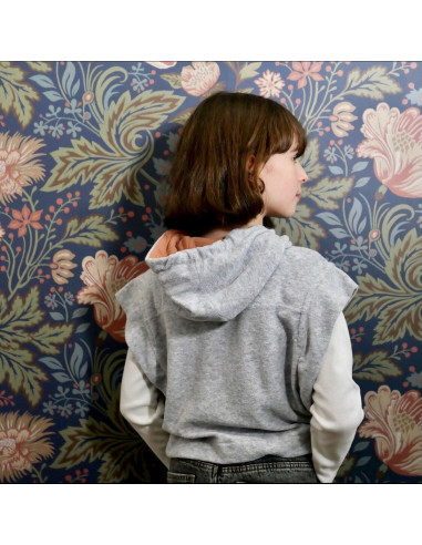 Patrón de sudadera corta Vancouver kids - Ikatee