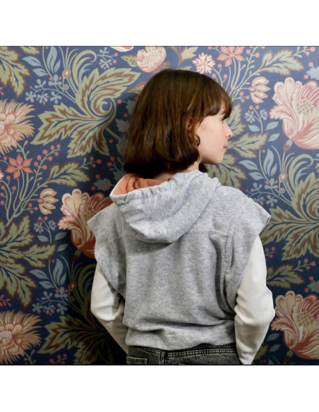 Patrón de sudadera corta Vancouver kids - Ikatee