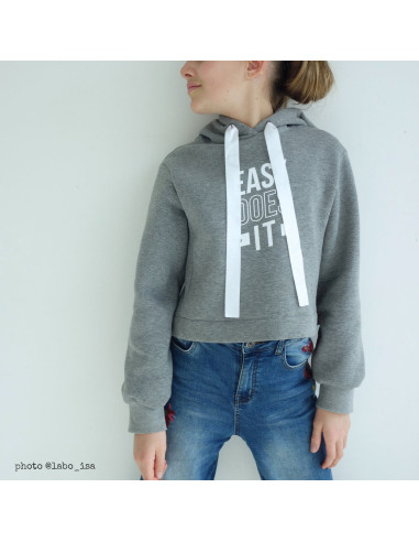 Patrón de sudadera corta Vancouver kids - Ikatee