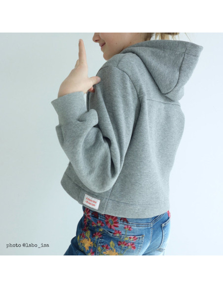 Patrón de sudadera corta Vancouver kids - Ikatee