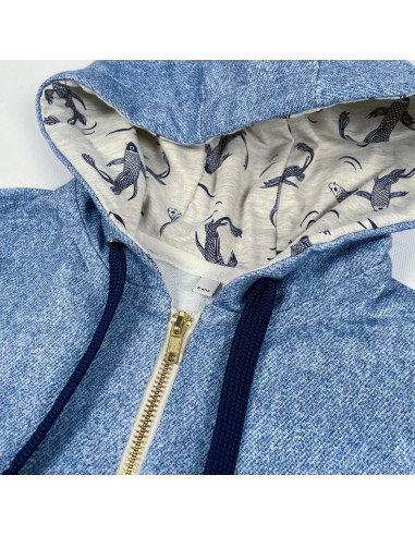 Patrón de sudadera corta Vancouver kids - Ikatee