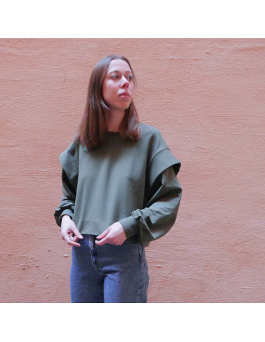 Patrón de sudadera corta Vancouver - Ikatee