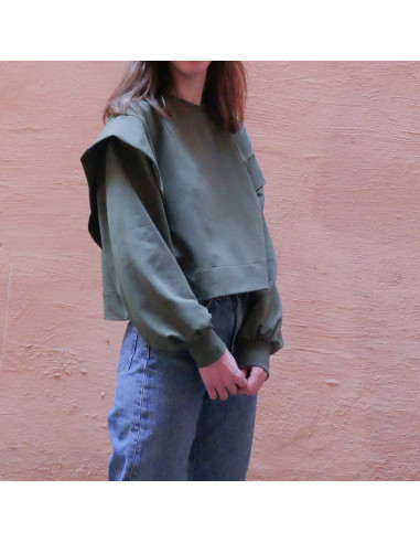 Patrón de sudadera corta Vancouver - Ikatee