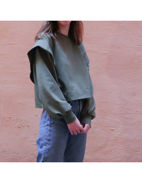 Patrón de sudadera corta Vancouver - Ikatee